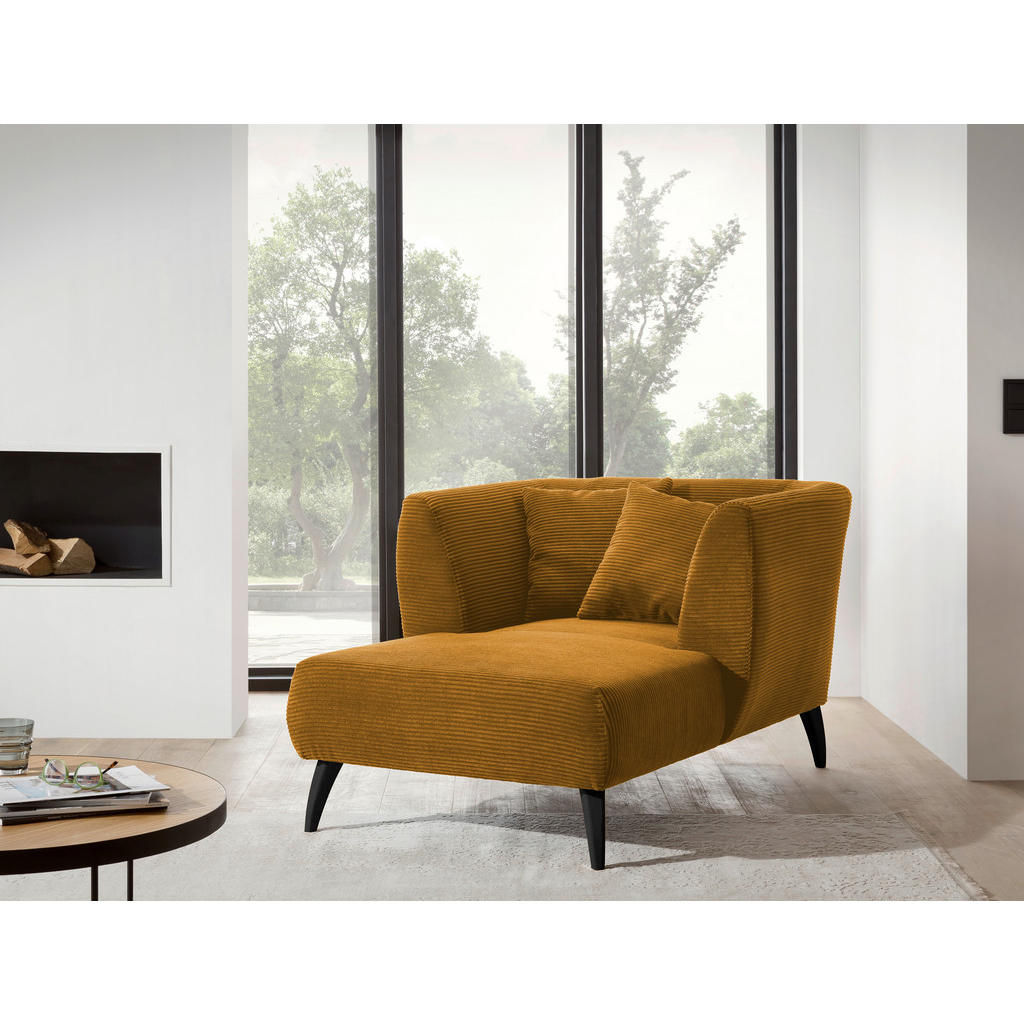 Thumbnail - Mid.you Xxl-Sessel, Gold, Textil, Buche, Uni, Füllung: Schaumstoff, 108x84x155 cm, Stoffauswahl, Wohnzimmer, Sessel, Pol...