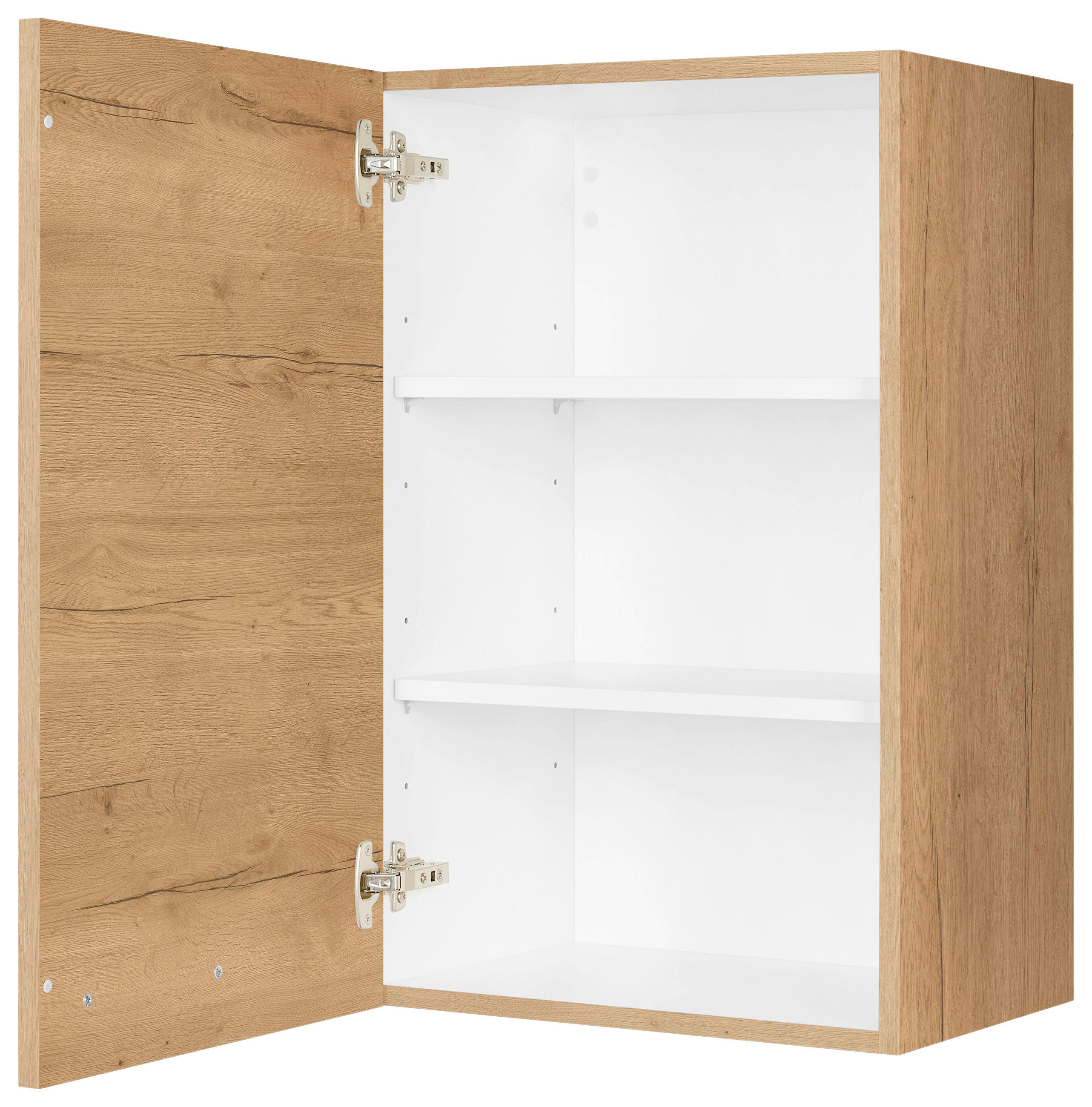 KÜCHENOBERSCHRANK 45/72/35 cm  in Eichefarben  - Eichefarben/Schwarz, MODERN, Holzwerkstoff/Metall (45/72/35cm) - Nobilia