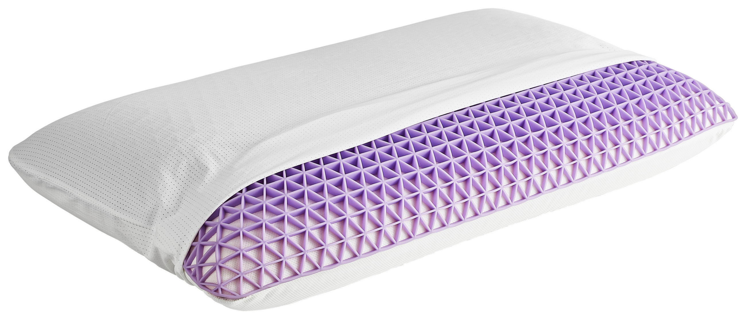 NACKENSTÜTZKISSEN   - Weiß, Textil (70/40/14cm) - Sleeptex