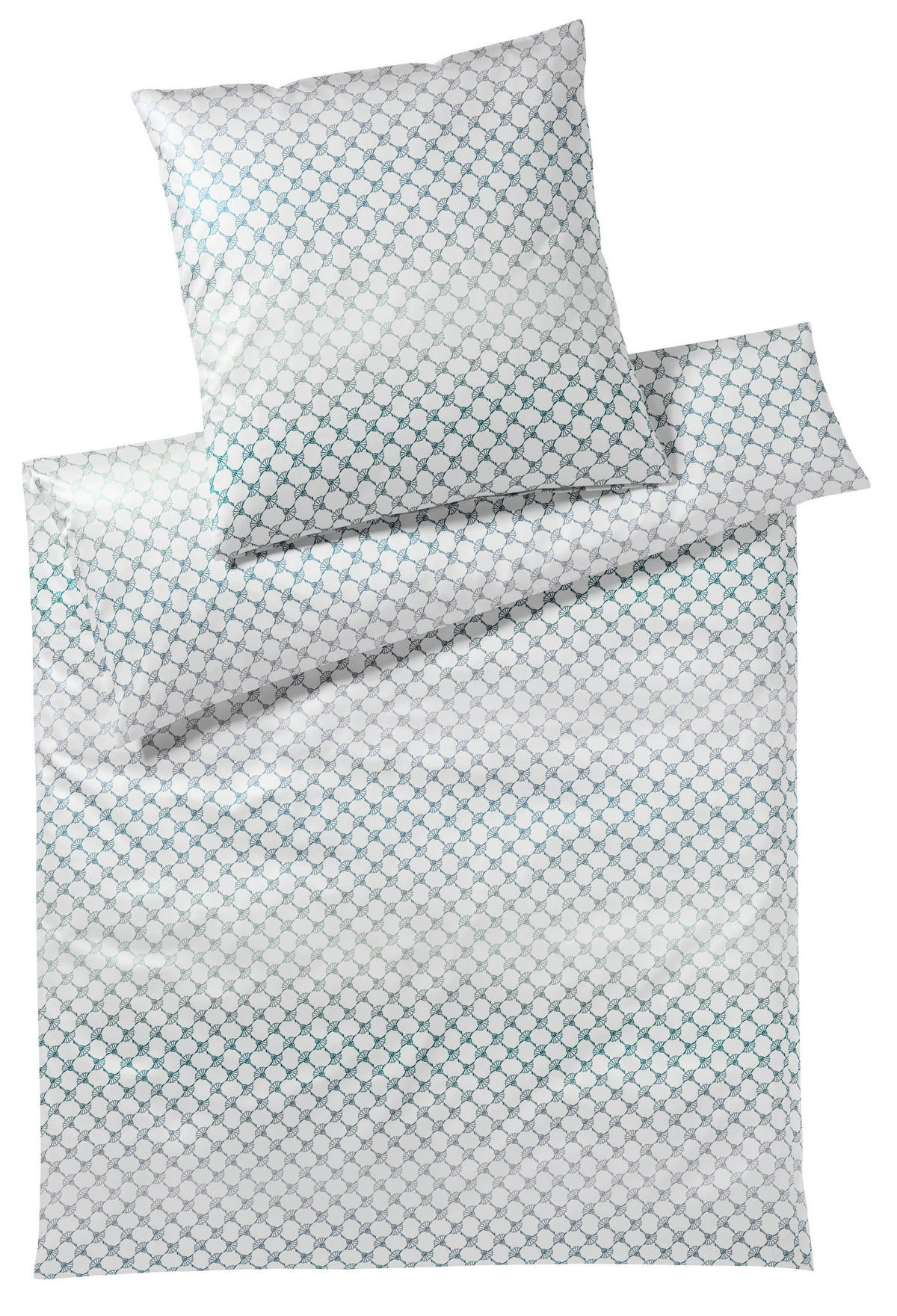 POSTELJINA 240/220 cm  CORNFLOWER GLEAM  - zelena/plava, Konvencionalno, tekstil/prirodni materijali (240/220cm) - Joop!