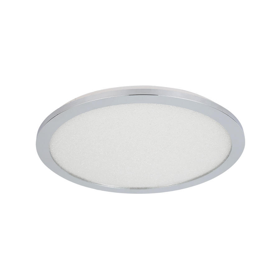 PLAFONIERĂ CU LED - culoare crom, Basics, plastic/metal (40cm)