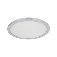PLAFONIERĂ CU LED - culoare crom, Basics, plastic/metal (40cm)