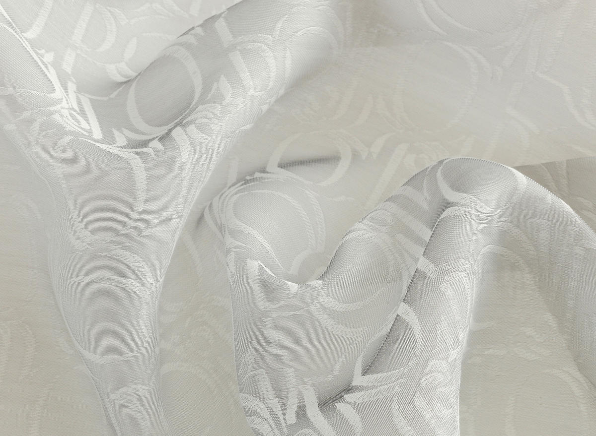 FERTIGVORHANG  transparent   130/250 cm  - Hellgrau, Basics, Textil (130/250cm) - Joop!