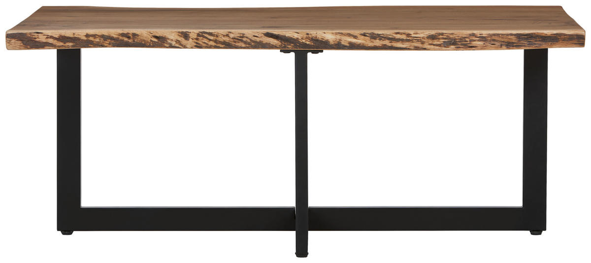 KONFERENČNÍ STOLEK, černá, barvy akácie, dřevo, kov, 115/65/45 cm - černá/barvy akácie, Lifestyle, kov/dřevo (115/65/45cm) - Landscape