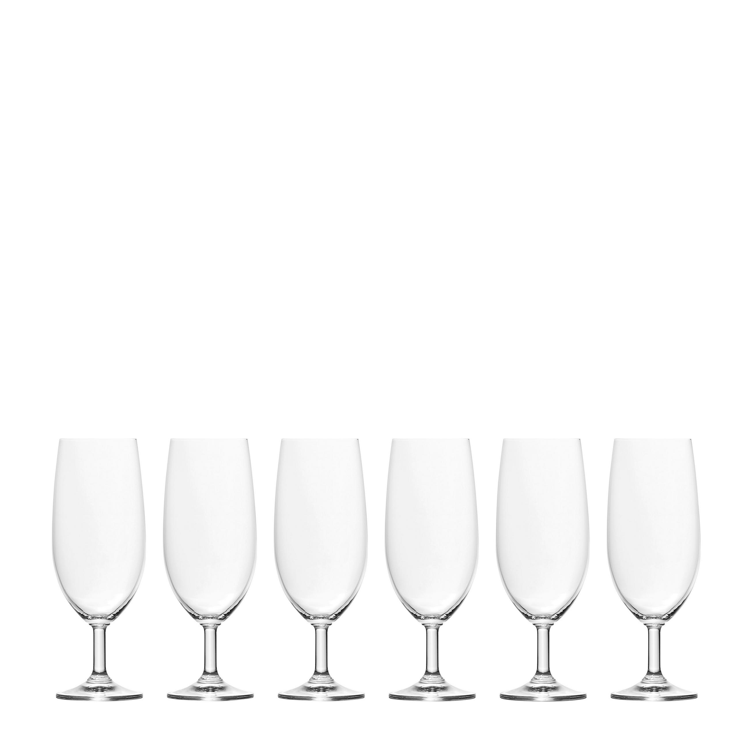 GLÄSERSET Daily 6-teilig  - Klar, KONVENTIONELL, Glas (6,5/15,2cm) - Leonardo