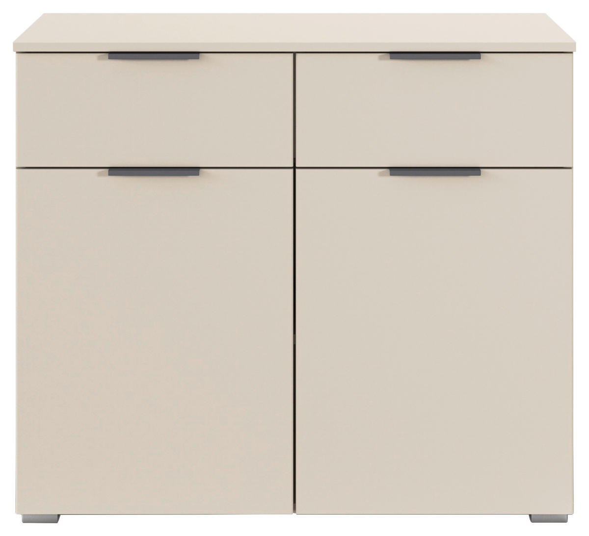 BYRÅ 93/81/42 cm  - aluminiumfärg/champagne, Modern, trämaterial (93/81/42cm) - Rauch Möbel