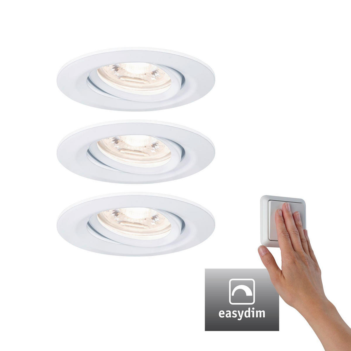 DECKENSPOTS 6,6 cm  - Design (6,6cm) - Paulmann