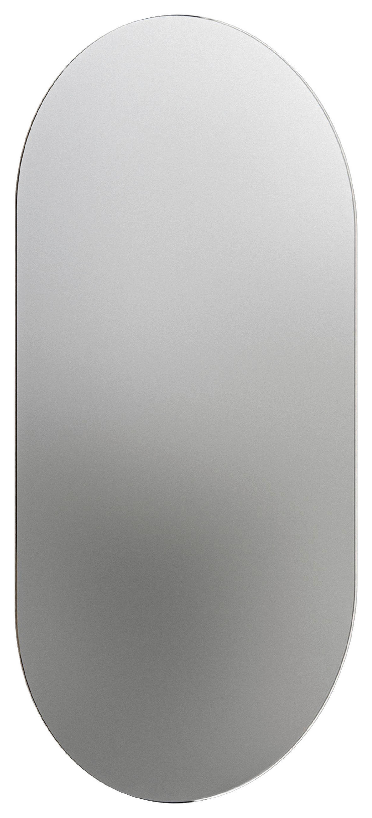 BADEZIMMERSPIEGEL 40/90/3,2 cm  - Transparent, Design, Glas/Holzwerkstoff (40/90/3,2cm) - Sadena