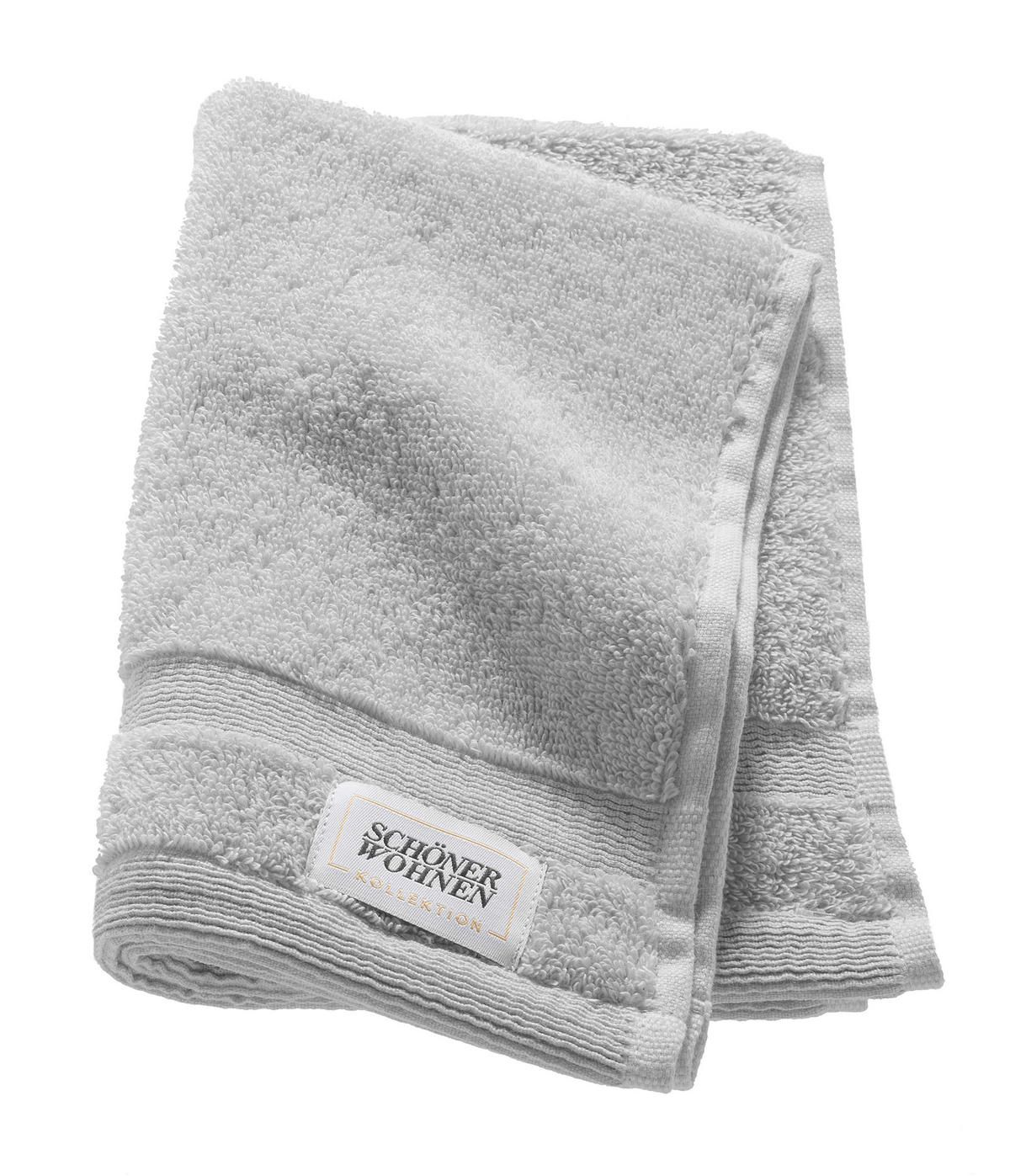 GÄSTETUCH SW-Cuddly Grau  - Grau, Basics, Textil (30/50cm) - Schöner Wohnen