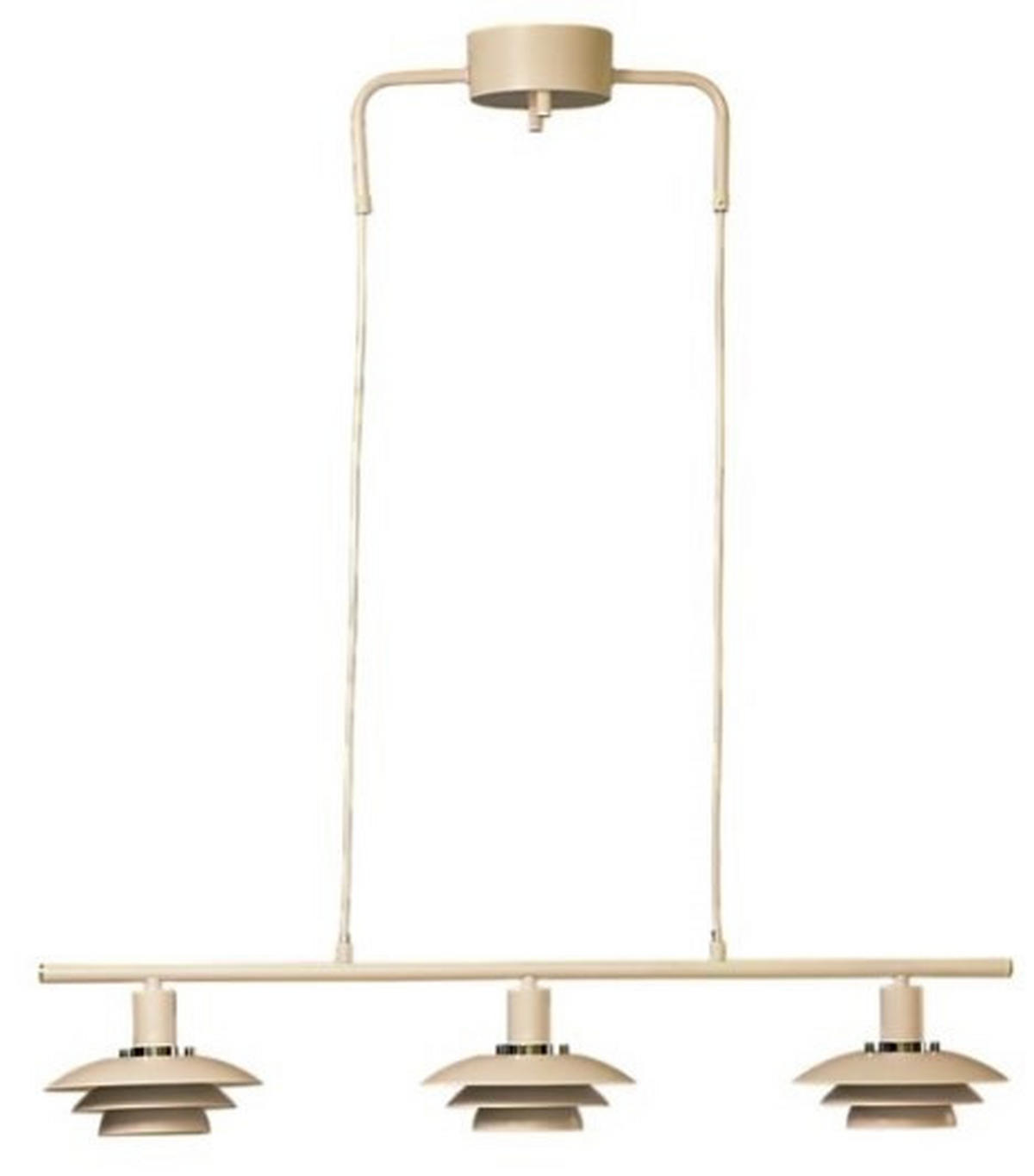 HÄNGLAMPA 45/21/45 cm  - vit/beige, Design, metall (45/21/45cm)