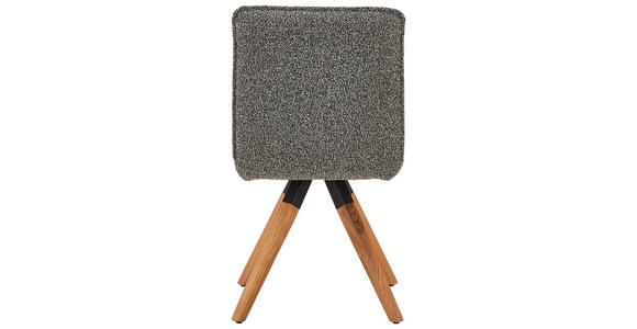 STUHL  Sitzfläche 360° drehbar Flachgewebe, Webstoff  Grün, Dunkelgrün  - Dunkelgrün/Grün, KONVENTIONELL, Holz/Textil (47/88/60cm) - Venda