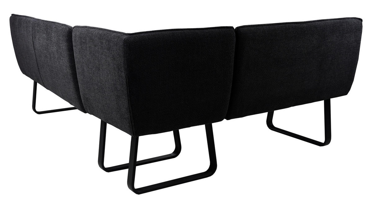 SAROKPAD 167,5/213 cm  sötétszürke  - fekete/sötétszürke, Modern, textil/fém (167,5/213cm) - MID.YOU
