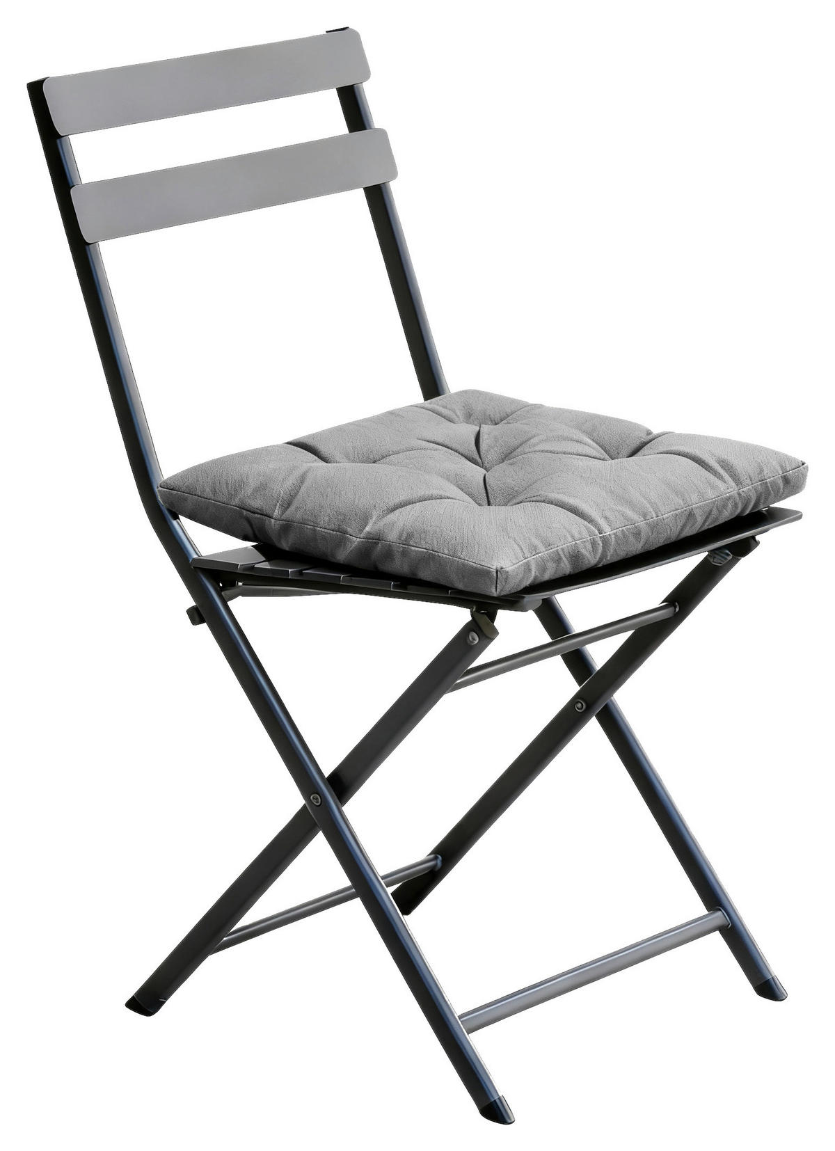 BOXKISSEN  40/40 cm   - Grau, Konventionell, Textil (40/40cm) - Esposa