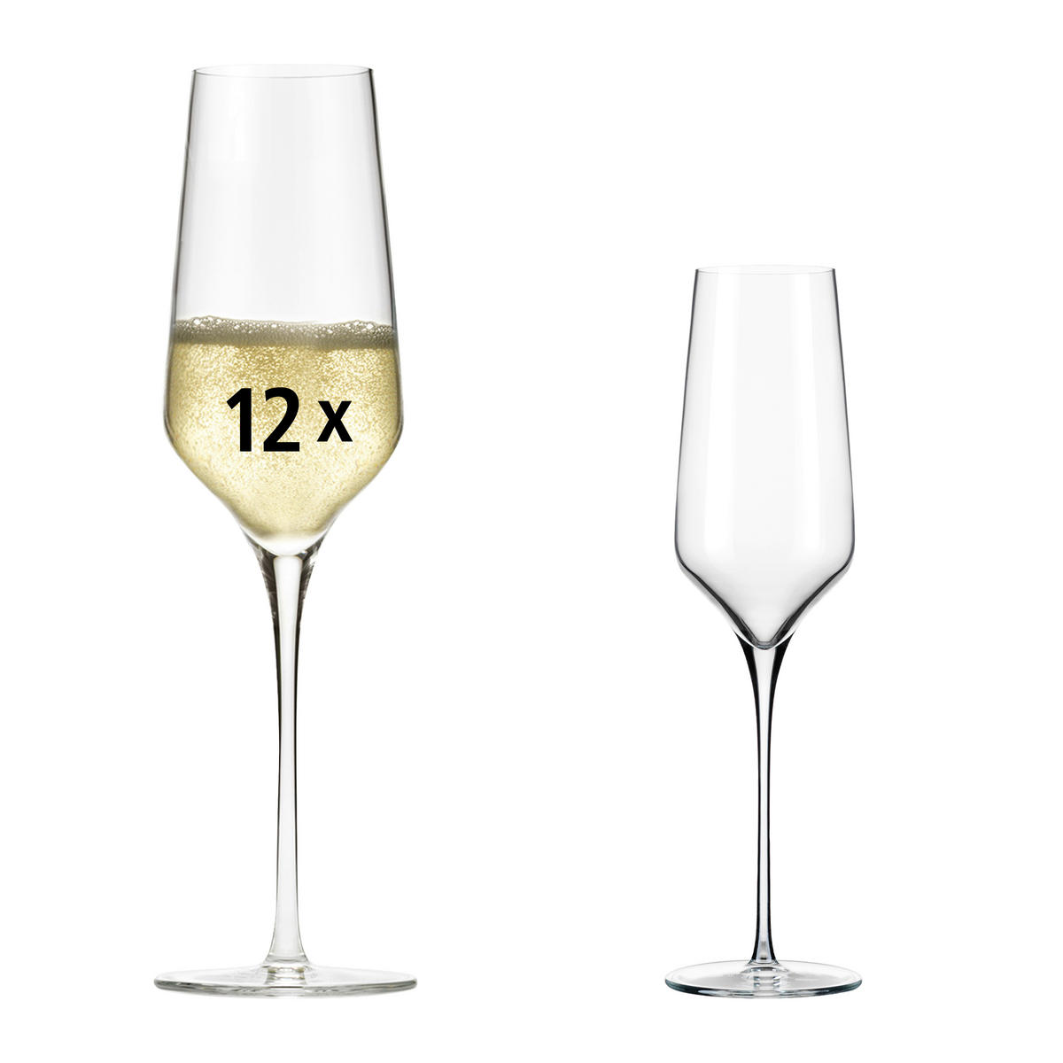 GLÄSERSET PRISM  12-teilig  - Klar, Basics, Glas (7/24cm)