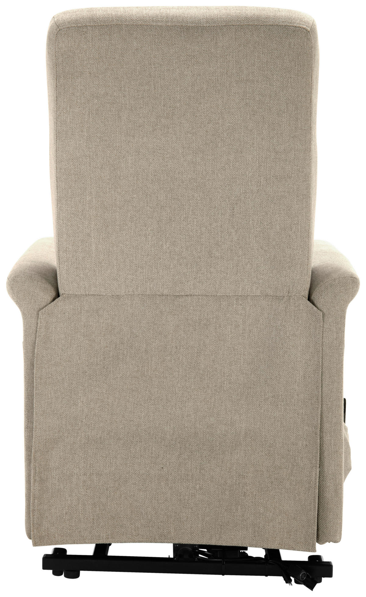 MASSAGESESSEL Mikrofaser Naturfarben    - Schwarz/Naturfarben, KONVENTIONELL, Kunststoff/Textil (72/102/86cm) - MID.YOU