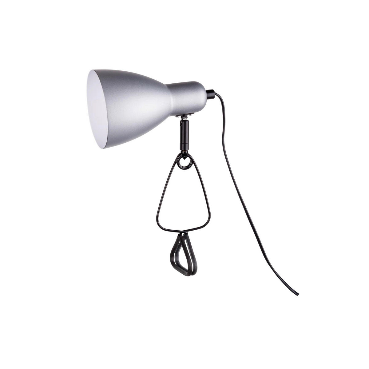 KLEMMLEUCHTE 17/10,5/28 cm   - Silberfarben, KONVENTIONELL (17/10,5/28cm) - Näve