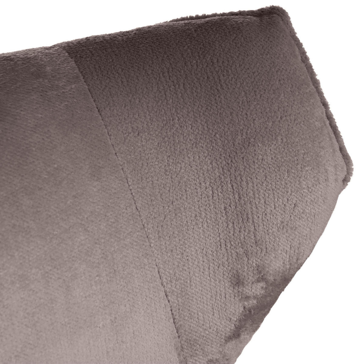 OHRENSESSEL in Plüsch Schlammfarben  - Schlammfarben/Schwarz, Konventionell, Textil/Metall (83/110/92cm) - MID.YOU