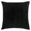KISSENHÜLLE Wave 50/50 cm  - Schwarz, Basics, Textil (50/50cm) - Novel