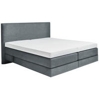 BOXSPRINGBETT 200/200 cm  in Grau  - Grau, Konventionell, Holz/Textil (200/200cm) - Dieter Knoll