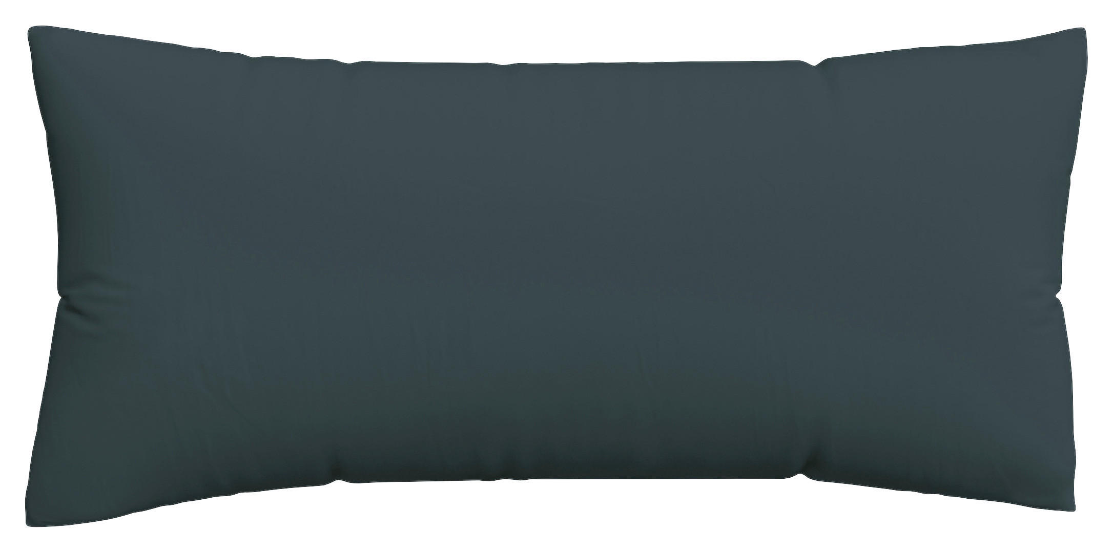 KOPFKISSENBEZUG WOVEN SATIN 40/80 cm  - Dunkelgrau, Basics, Textil (40/80cm) - Schlafgut