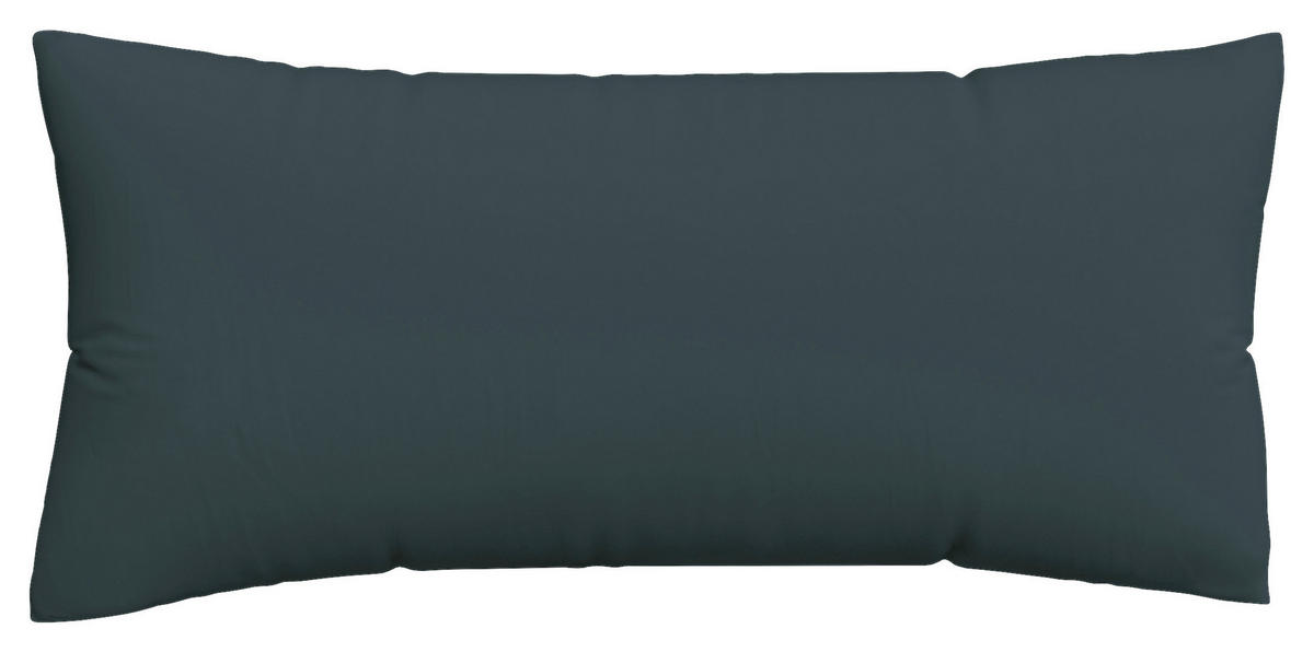 KOPFPOLSTERBEZUG WOVEN SATIN 40/80 cm  - Dunkelgrau, Basics, Textil (40/80cm) - Schlafgut