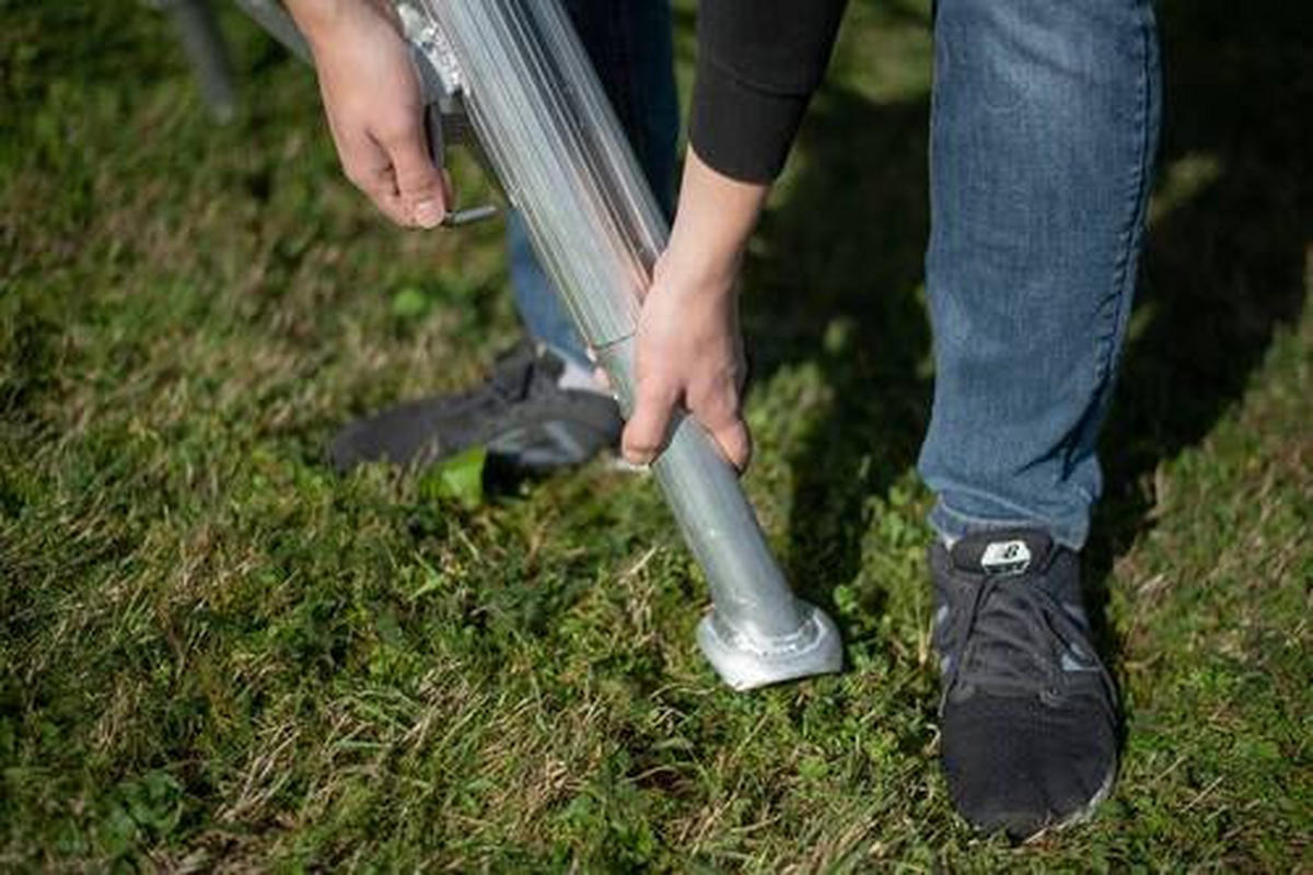 LEITER - Silberfarben, Basics, Metall (210/270/127cm) - Ambia Garden