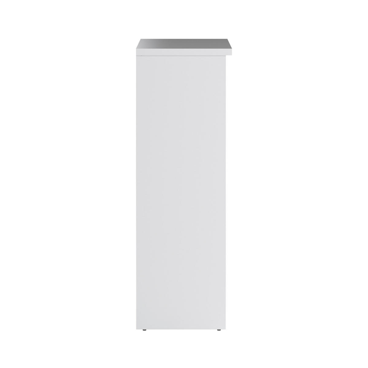 OMARA ZA ČEVLJE bela, visoki sijaj - bela/visoki sijaj, Design, leseni material (108,9/92,9/31,5cm) - Livetastic