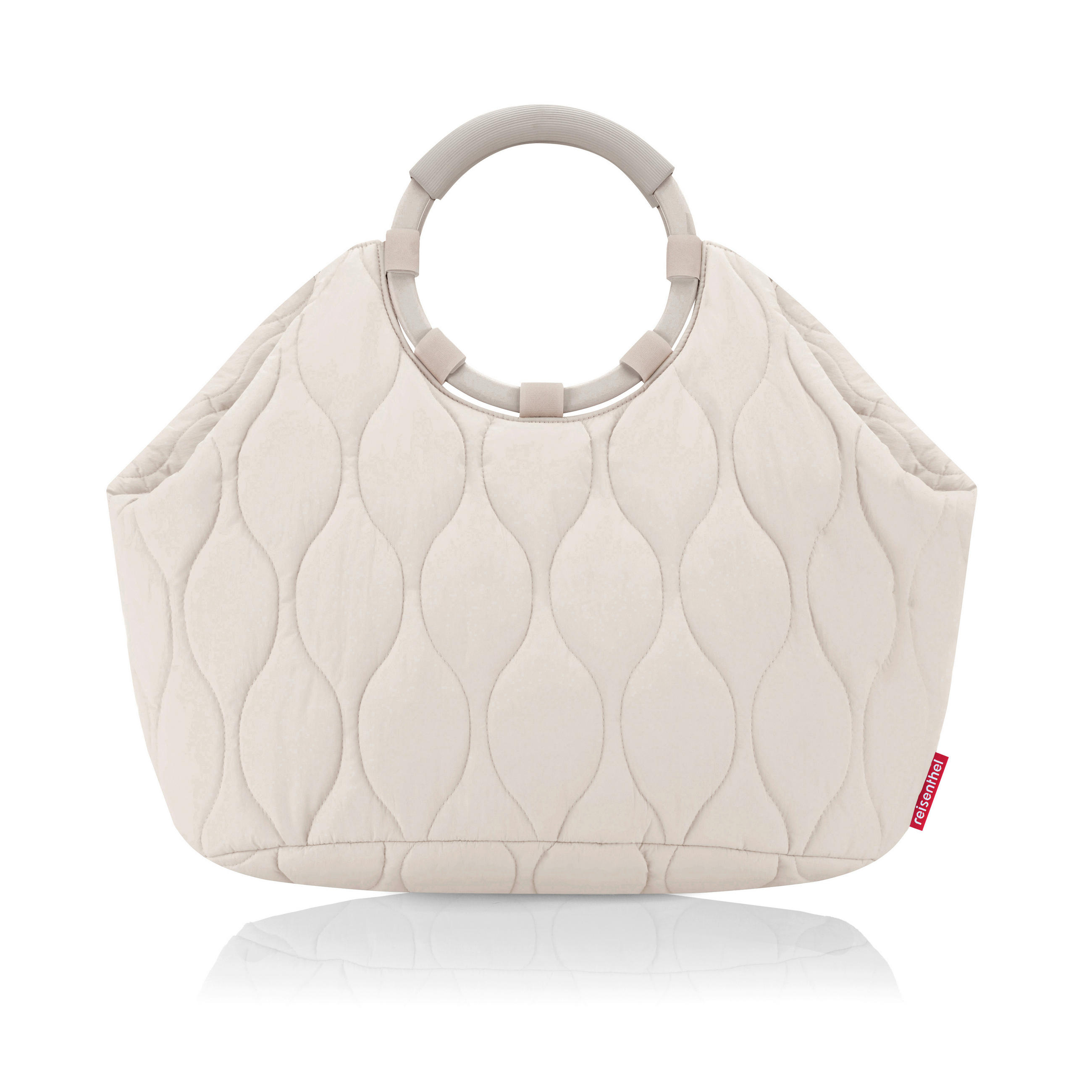 SHOPPER šedobílá - šedobílá, Basics, textil (64/35/28cm) - Reisenthel