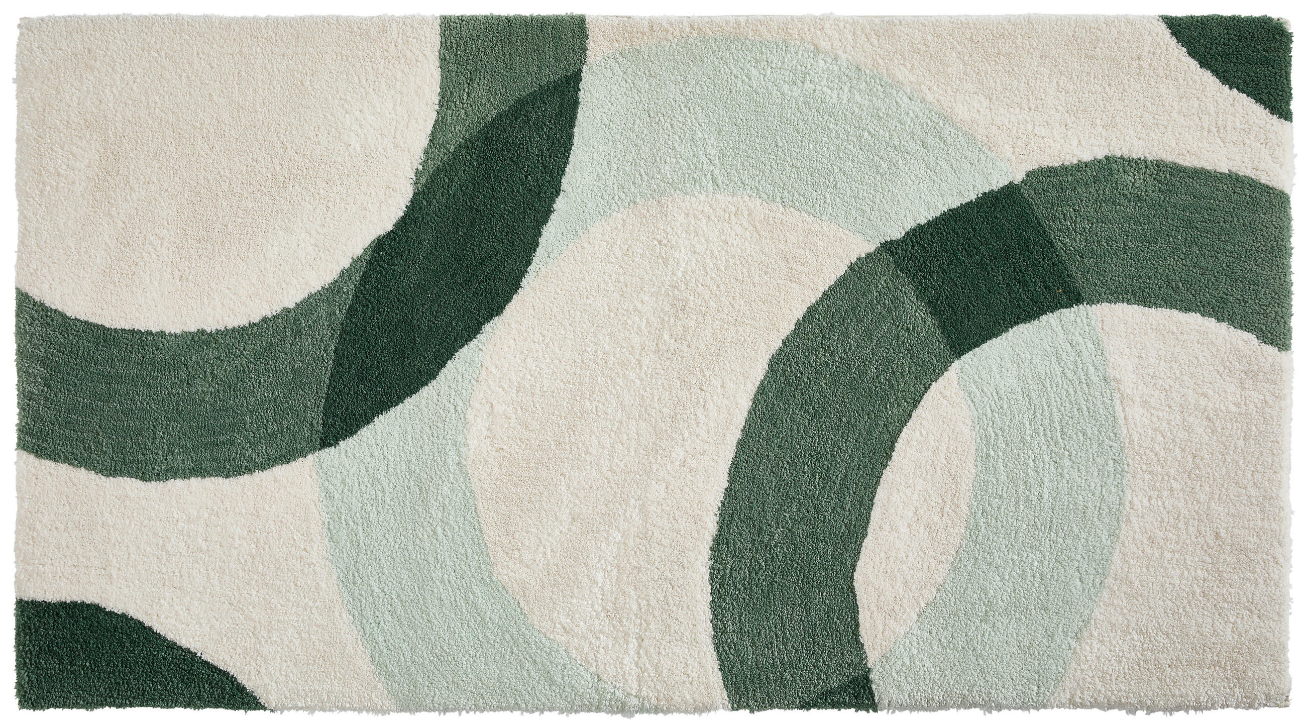 BADEMATTE Grün 80/150 cm  - Grün, Basics, Kunststoff/Textil (80/150cm) - Esposa