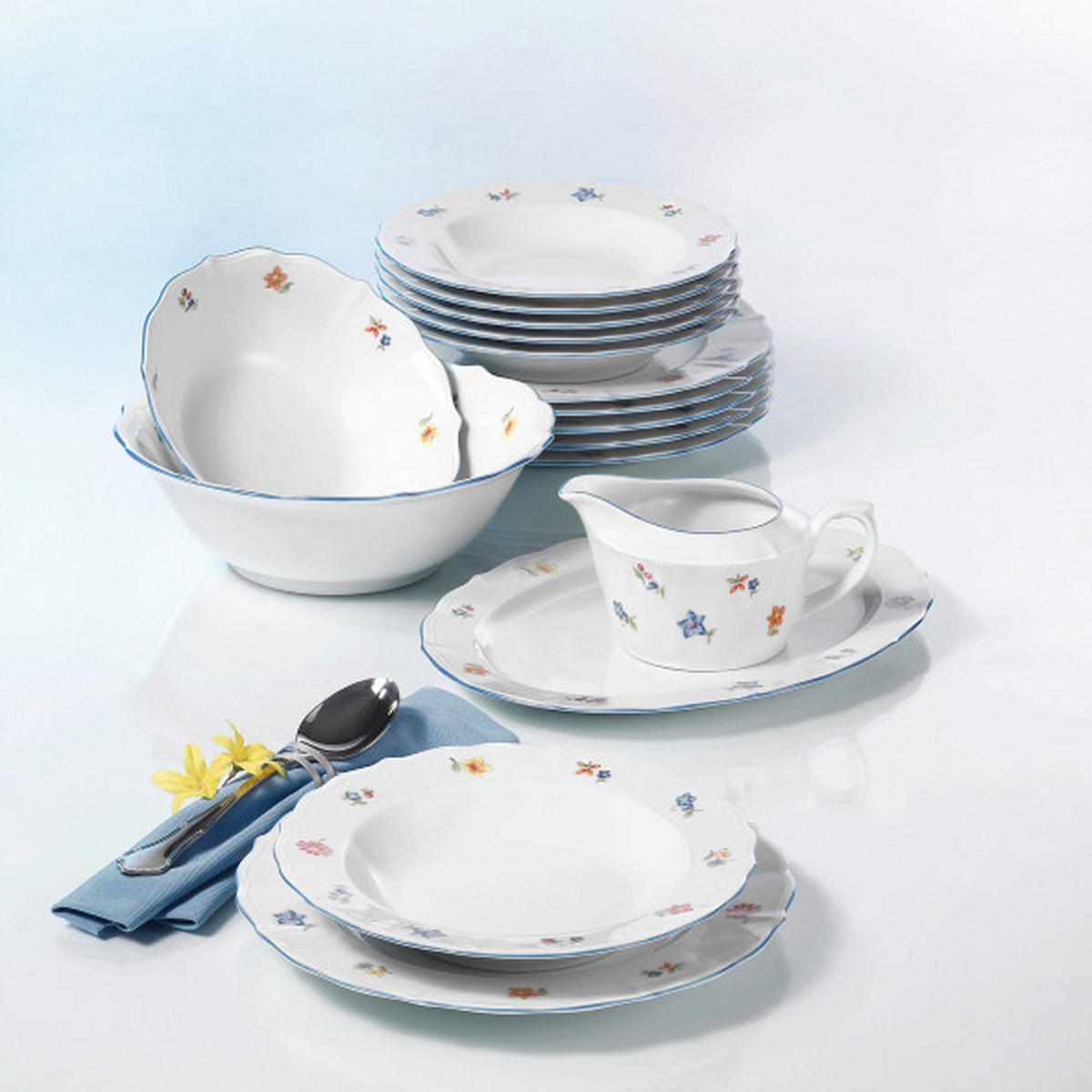 DESSZERTES TÁLKA 15 cm  - Romantik / Landhaus, kerámia (15cm) - Seltmann Weiden