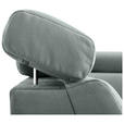 ECKSOFA Mintgrün Mikrofaser  - Chromfarben/Mintgrün, KONVENTIONELL, Textil/Metall (206/271cm) - Carryhome