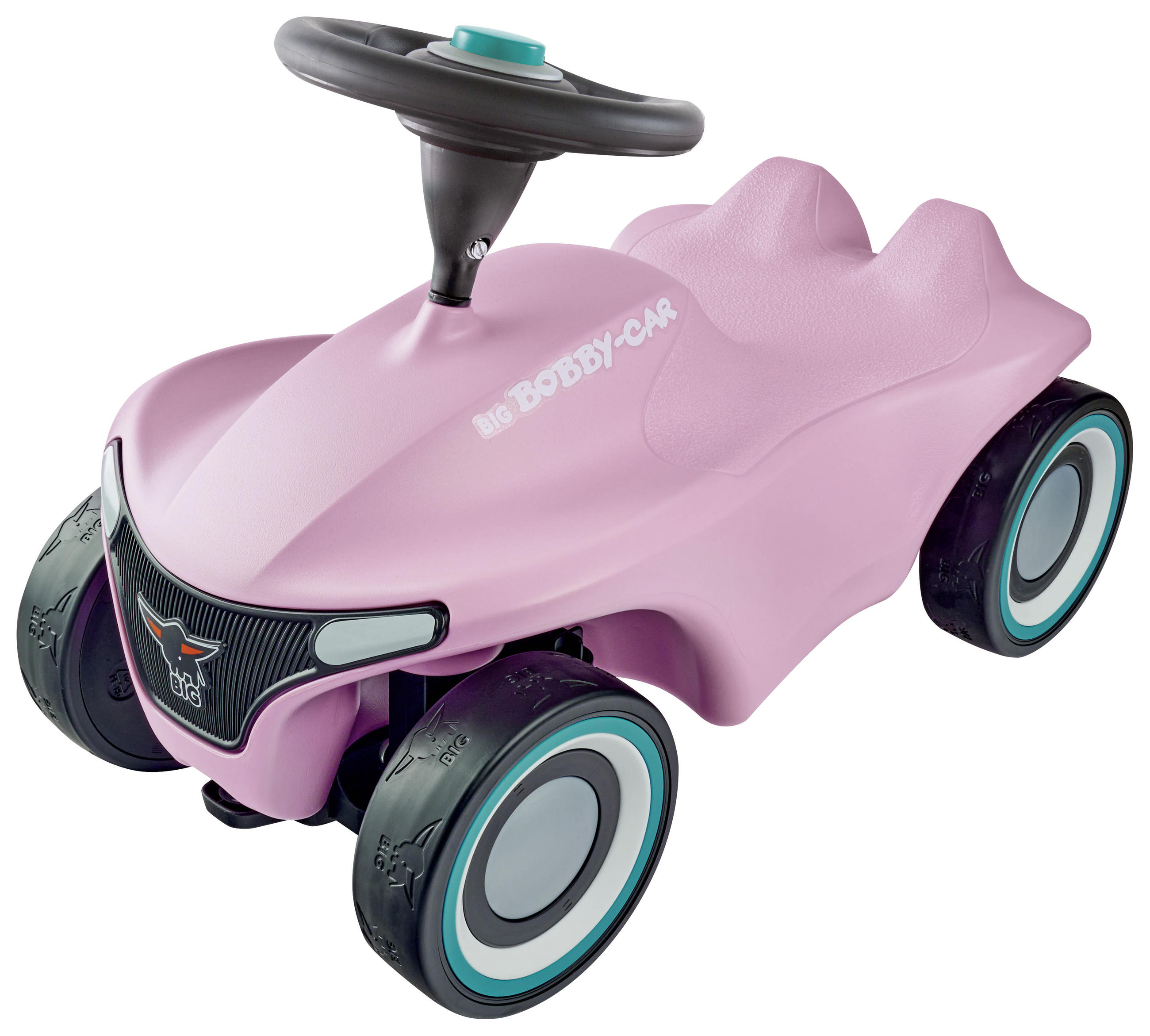 RUTSCHFAHRZEUG BIG Bobby Car Neo - Schwarz/Rosa, Basics, Kunststoff (57/30/39cm) - BIG