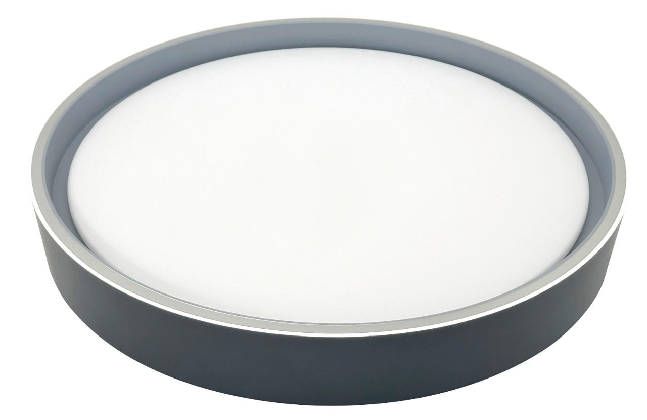 LED PLAFONJERA LEAH  - crna, Osnovno, plastika (40/8cm)