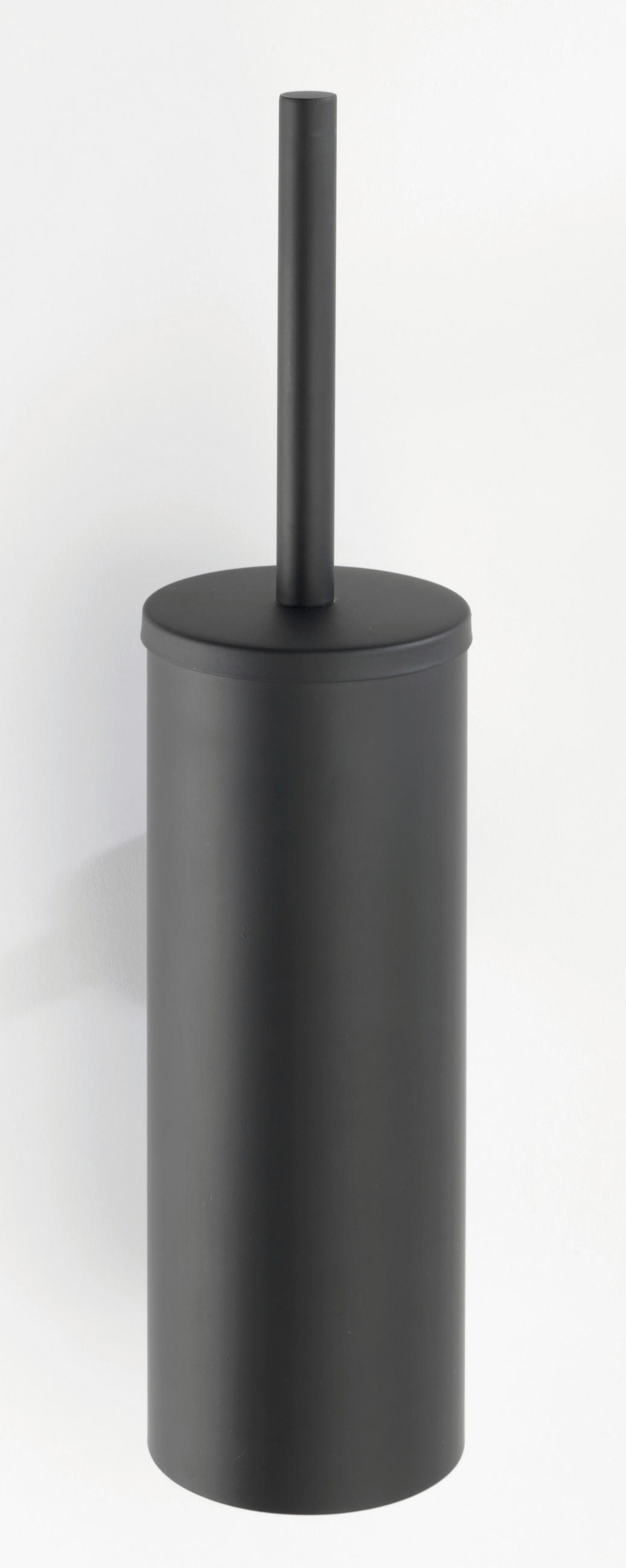 WC-BÜRSTENGARNITUR - Schwarz, Basics, Kunststoff/Metall (9/40,5/13cm) - Wenko