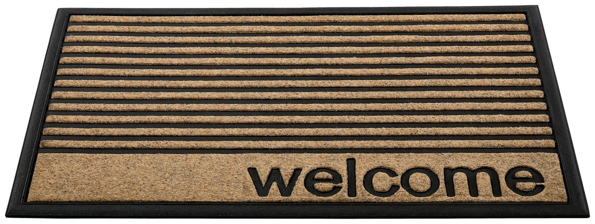 FUßMATTE  45/75 cm  Naturfarben  - Naturfarben, Basics, Kunststoff/Textil (45/75cm) - Esposa