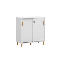 AKTENSCHRANK Weiß  - Weiß, MODERN, Holzwerkstoff (80,1/84,8/38,2cm) - Livetastic