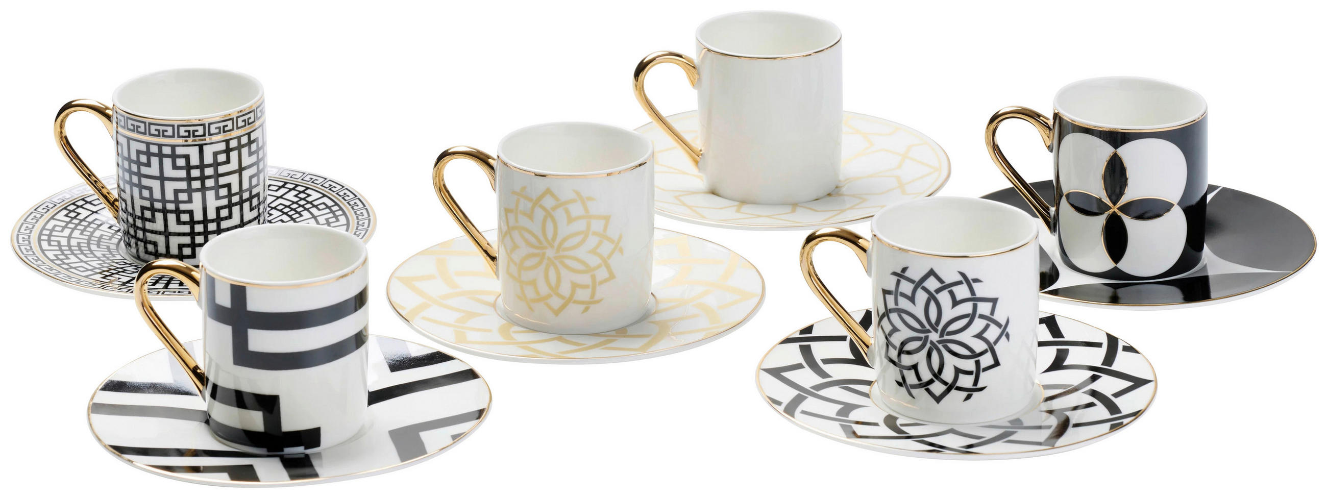 Novel SADA ŠÁLKŮ porcelán (new bone china) keramika