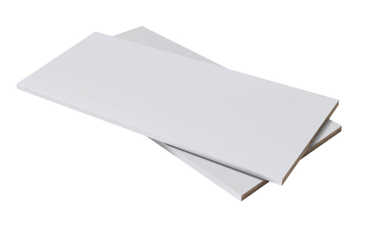 EINLEGEBODENSET 105/2,2/46,5 cm MATCH 2 Weiß  - Weiß, Basics, Holz (105/2,2/46,5cm) - MID.YOU