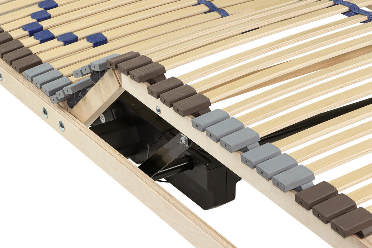 LATTENROST 140/200 cm Kopfteil, Fußteil verstellbar, Birke, Buche  - Naturfarben, Basics, Holz (140/200cm) - Sembella