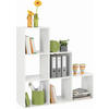 REGÁLOVÝ DIEL, biela, 112/114/35 cm - biela, Design, kompozitné drevo (112/114/35cm) - Carryhome