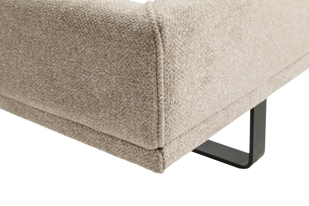 POLSTERBETT Matratze, Lattenrost Beige 180/200 cm  - Birkefarben/Beige, Design, Holz/Textil (180/200cm) - Schöner Wohnen