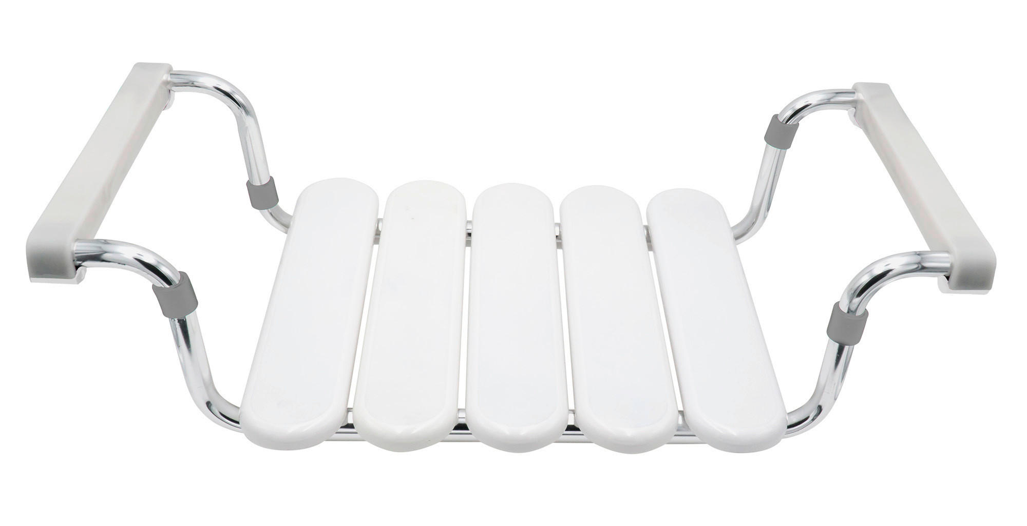 FÜRDŐKÁD BETÉT fém, műanyag  - fehér, Basics, műanyag/fém (50-63,5/18/29,5cm) - Sadena