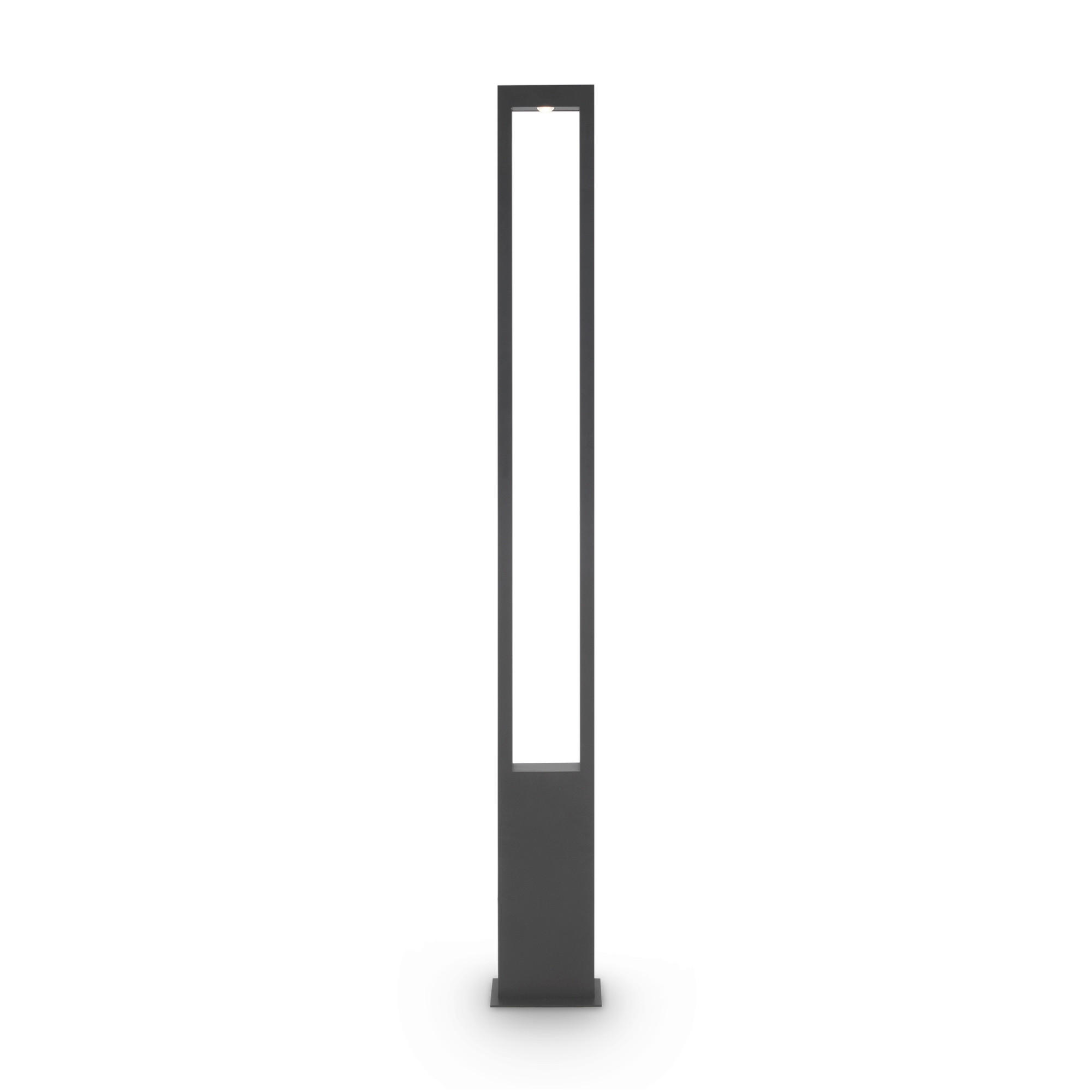 WEGELEUCHTE Outdoor 6/20/200 cm   - Graphitfarben, Trend, Metall (6/20/200cm) - MAYTONI