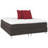 BOXSPRINGBETT 180/210 cm in Braun - Alufarben/Braun, KONVENTIONELL, Textil/Metall (180/210cm) - Jensen BOXSPRINGBETT 180/210 cm in Braun - Alufarben/Braun, KONVENTIONELL, Textil/Metall (180/210cm) - Jensen