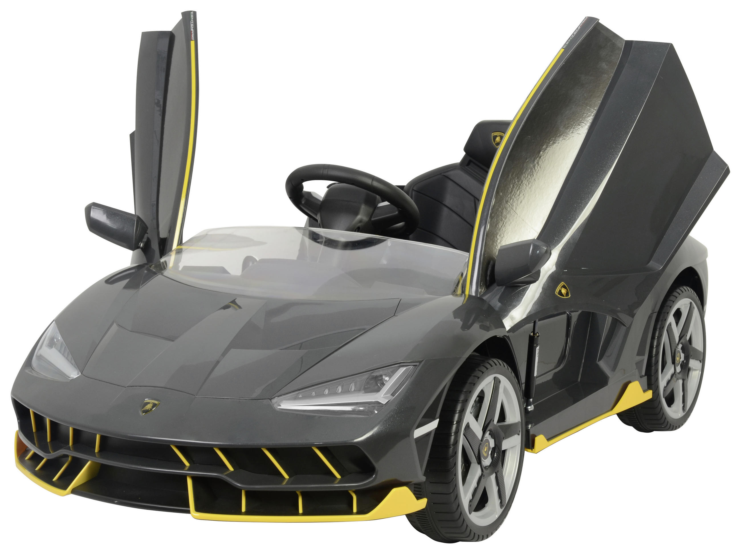 KINDERAUTO Lamborghini - Gelb/Schwarz, Basics, Kunststoff/Metall (134,7ml)