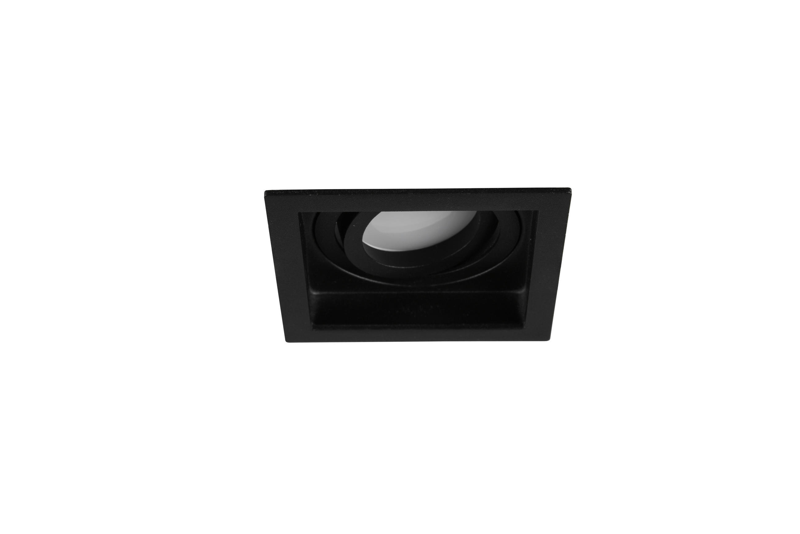 EINBAUSPOT Kenai 9,2/9,2/10,0 cm   - Schwarz, KONVENTIONELL, Metall (9,2/9,2/10,0cm) - Trio Leuchten