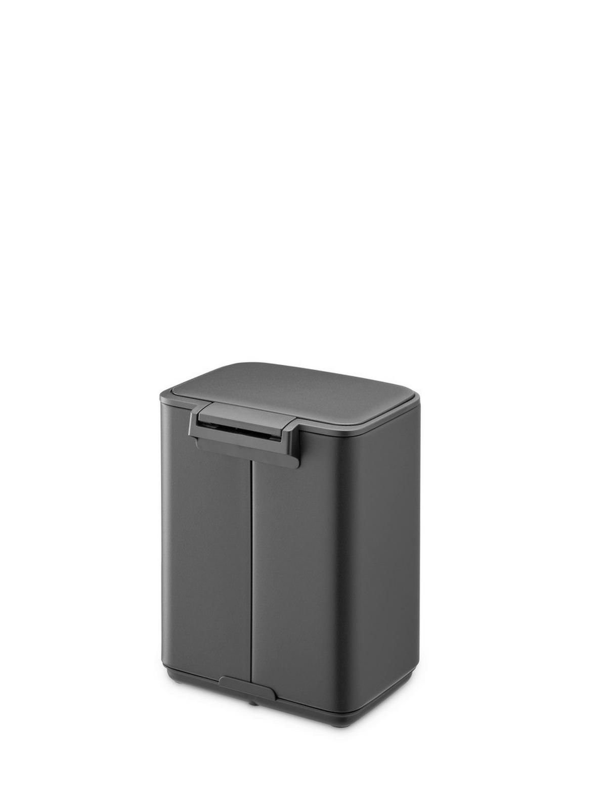 KANTA SA PAPUČICOM  4 l   - tamnosiva/antracit, Konvencionalno, metal/plastika (20/26,8/20,5cm) - Brabantia