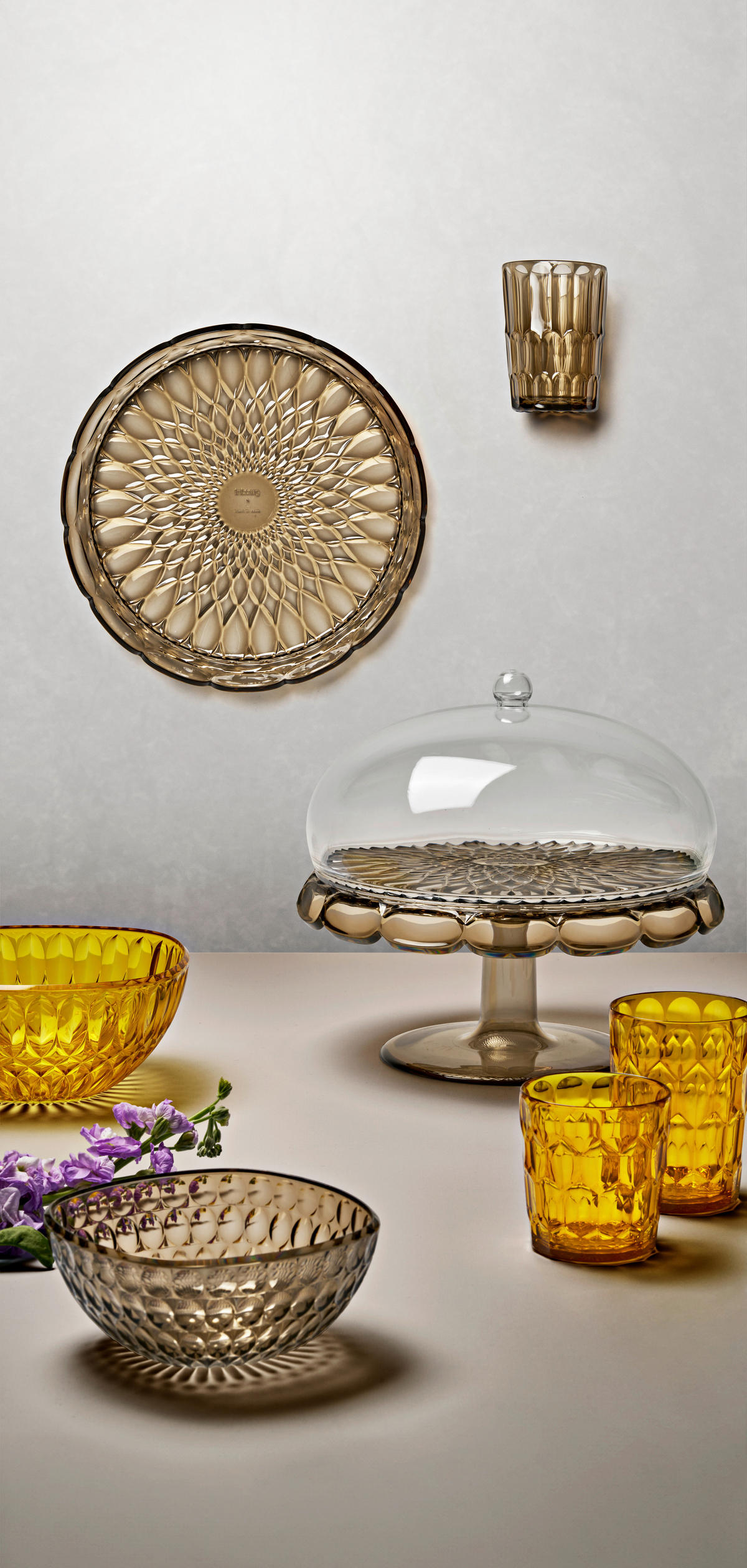 SET ČAŠA    Vanity  - višebojno, Basics, plastika (360ml) - GUZZINI