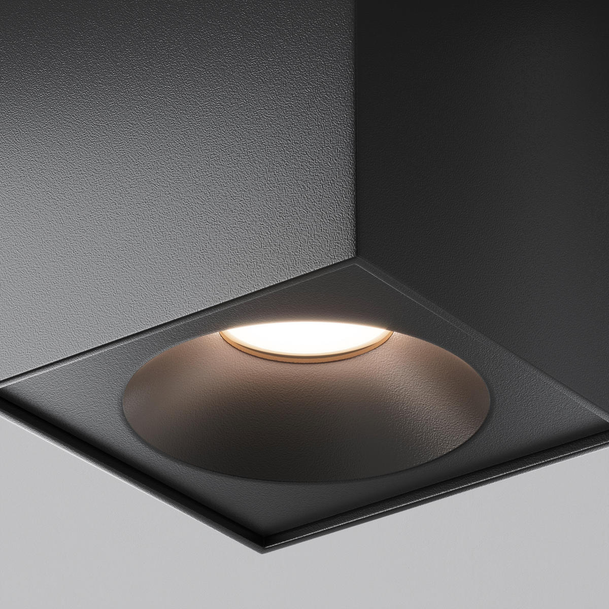DECKENLEUCHTE Ceiling & Wall 9/9/11,5 cm   - Schwarz, Trend, Metall (9/9/11,5cm) - MAYTONI