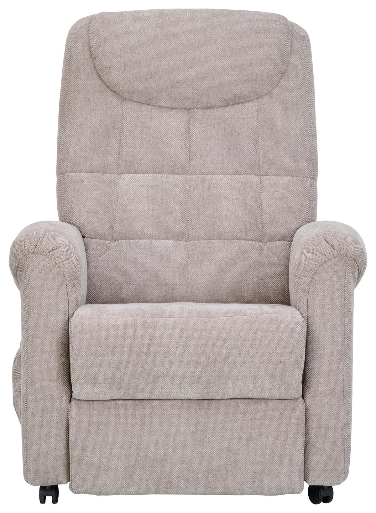 FERNSEHSESSEL in Chenille, Flachgewebe Grau  - Schwarz/Grau, KONVENTIONELL, Kunststoff/Textil (83/113/92cm) - Xora